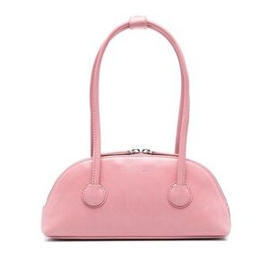 NWT MARGESHERWOOD Women Bessette Shoulder Bag Crinkle Calf Leather Pink or Blue